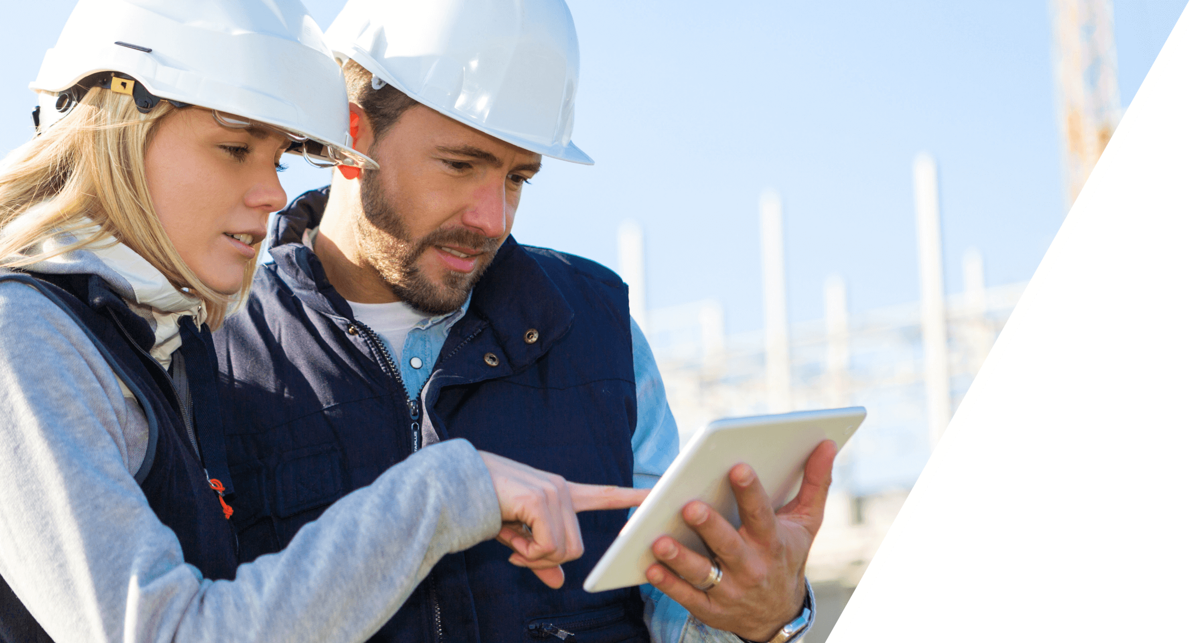 engineers on-site using activedraft project management app