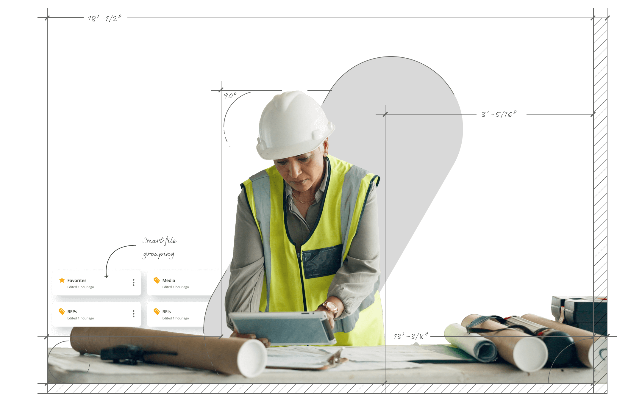 site manager on-site using activedraft project management software
